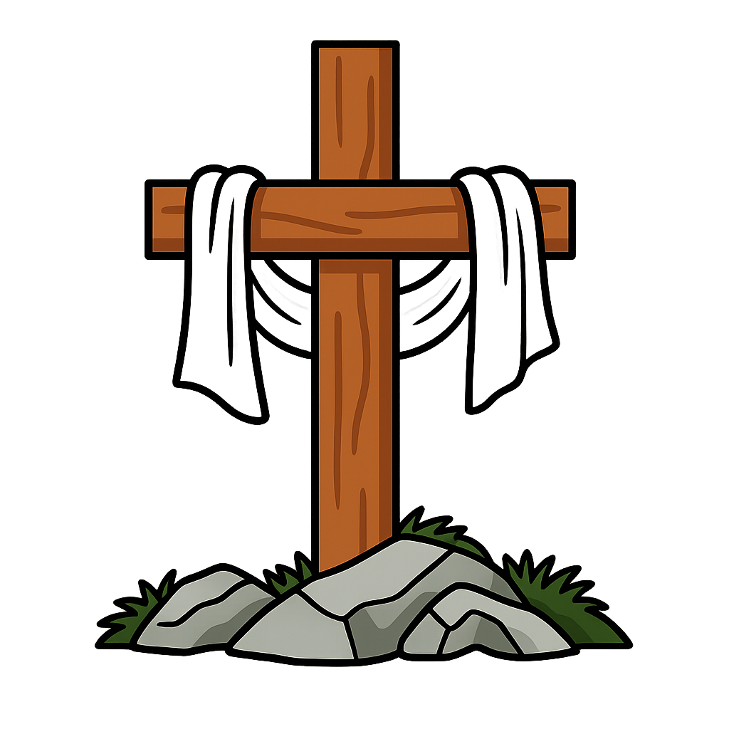 The cross marks the beginning of your new walk with Christ.